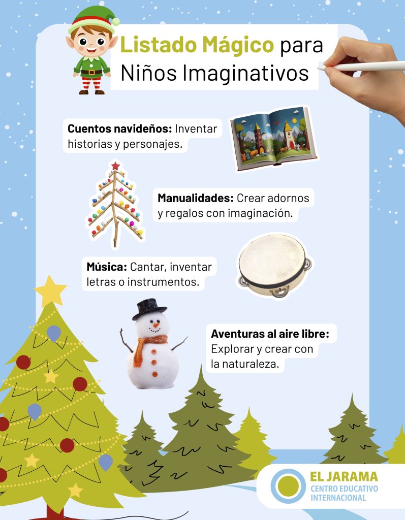 estimular imaginación niños Navidad
